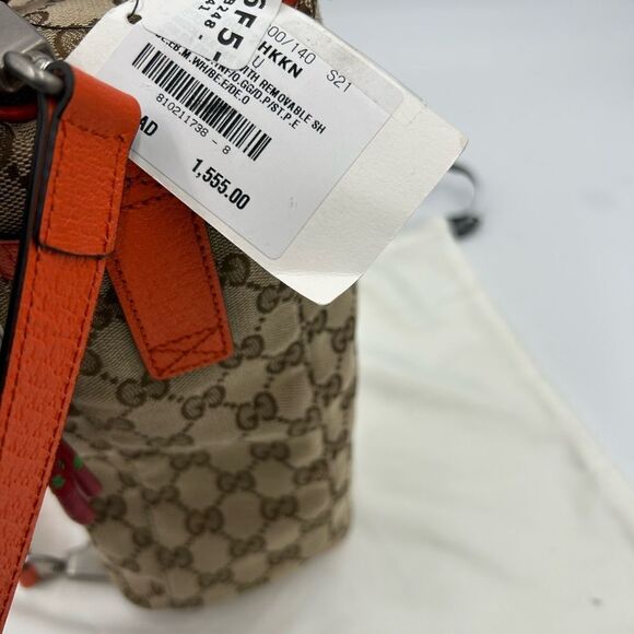Unisex Gucci, X Northface, GG monogram canvas, shoulder bag made in Italy - Picture 6 of 12